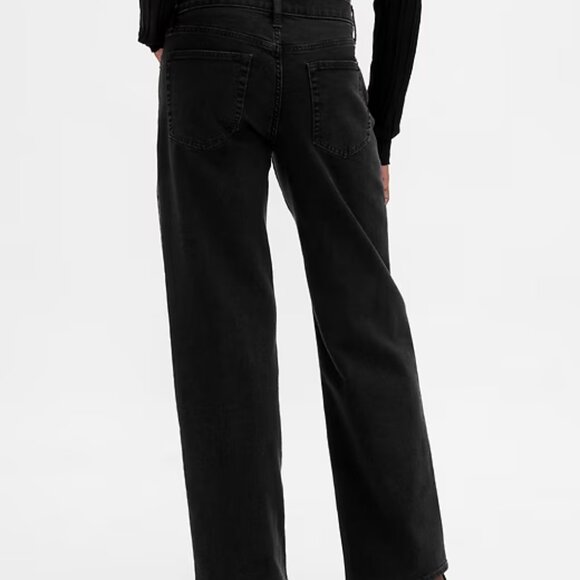 NWT GAP 27p / 4 petite GAP 90's Low Rise Loose Jeans - Picture 4 of 9